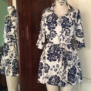 ZARA The Lory Mini Shirt Dress. Size L. EUC 🦋